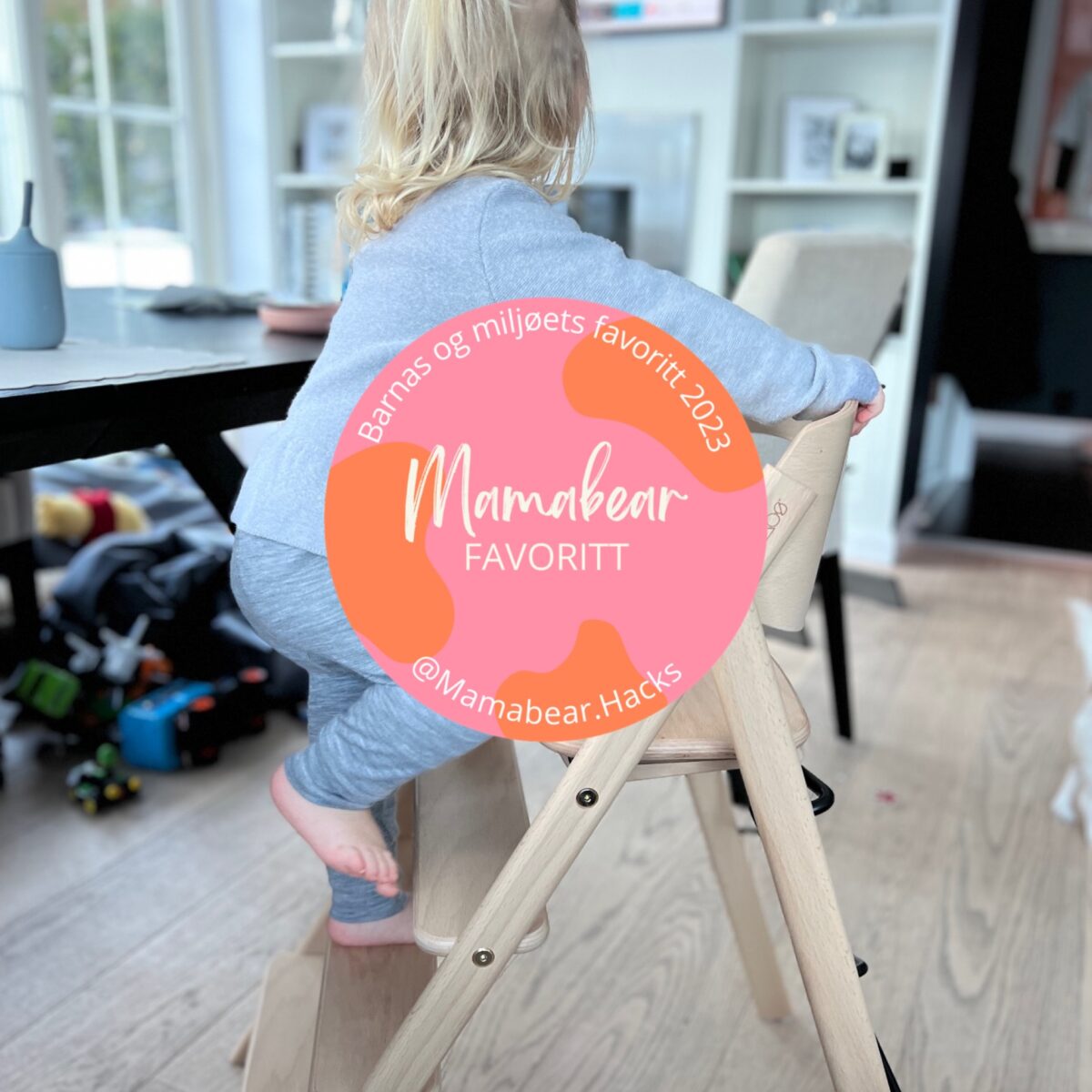 Mamabear test erfaring KAOS Klapp barnestol